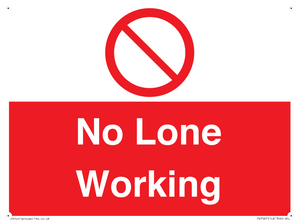 No Lone Working